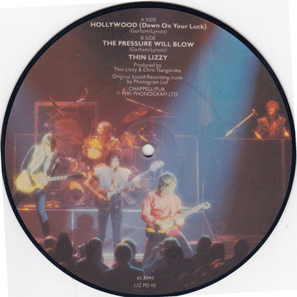 Hollywood (Down On Your Luck) (PICTURE VINYL 7") | Excellent (EX) Generic - ROCK / USED *EXCELLENT*