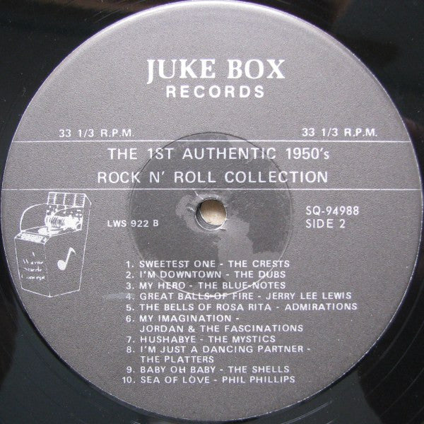 Various - The First Authentic 1950's Rock & Roll Collection *BOX* | Excellent (EX) Very Good Plus (VG+) - ROCK / USED *EXCELLENT*