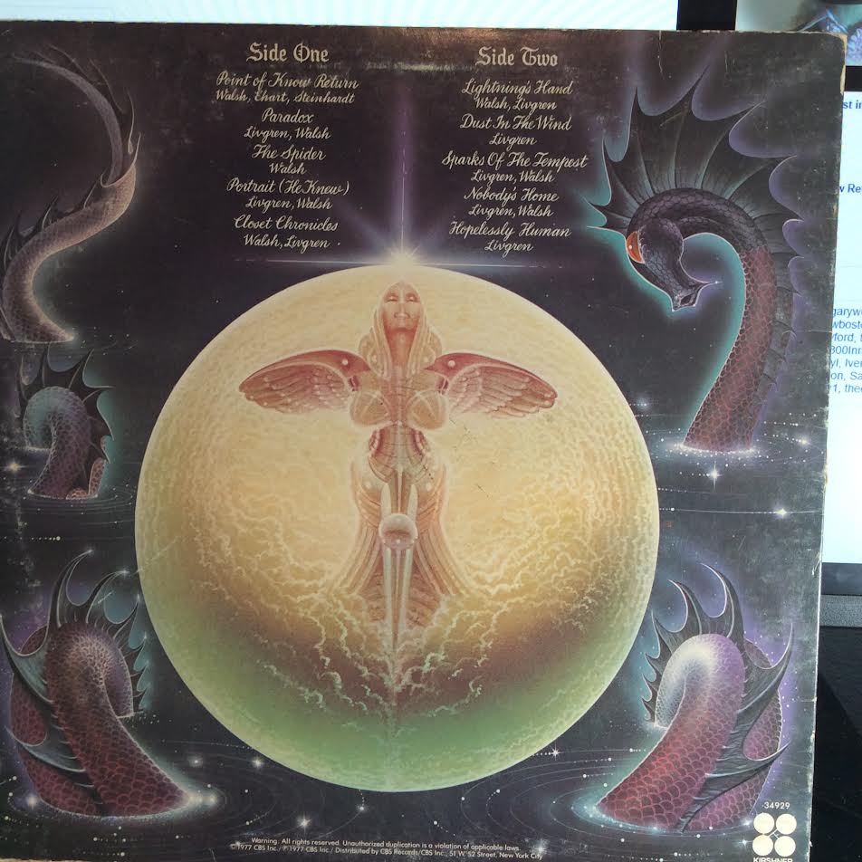 Kansas (2) - Point Of Know Return (VINYL LP Kirshner – JZ 34929, Kirshner – 34929) | USED Excellent (EX) Excellent (EX) - ROCK / USED *EXCELLENT*