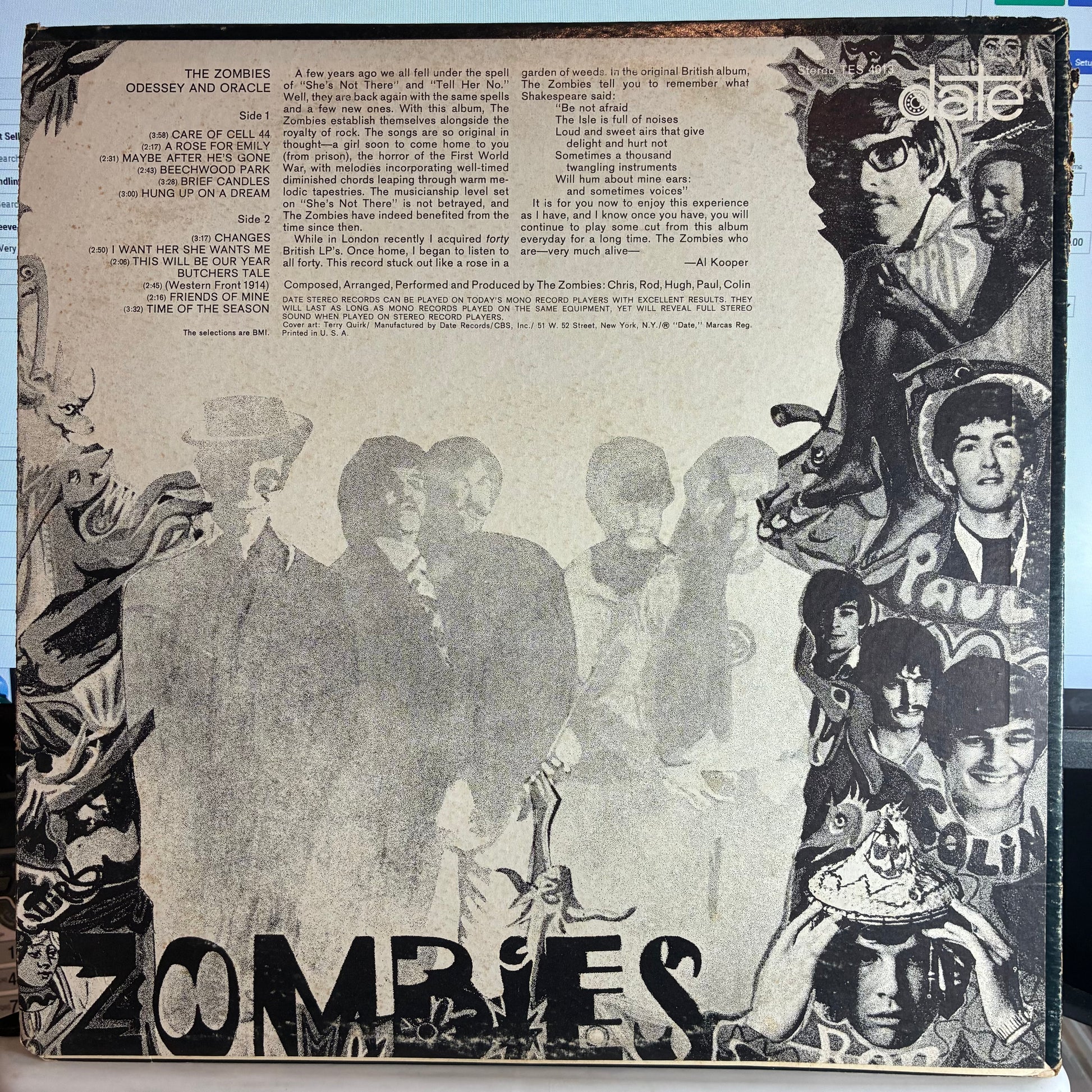 The Zombies - Odessey And Oracle (VINYL) | - ROCK / USED *EXCELLENT*