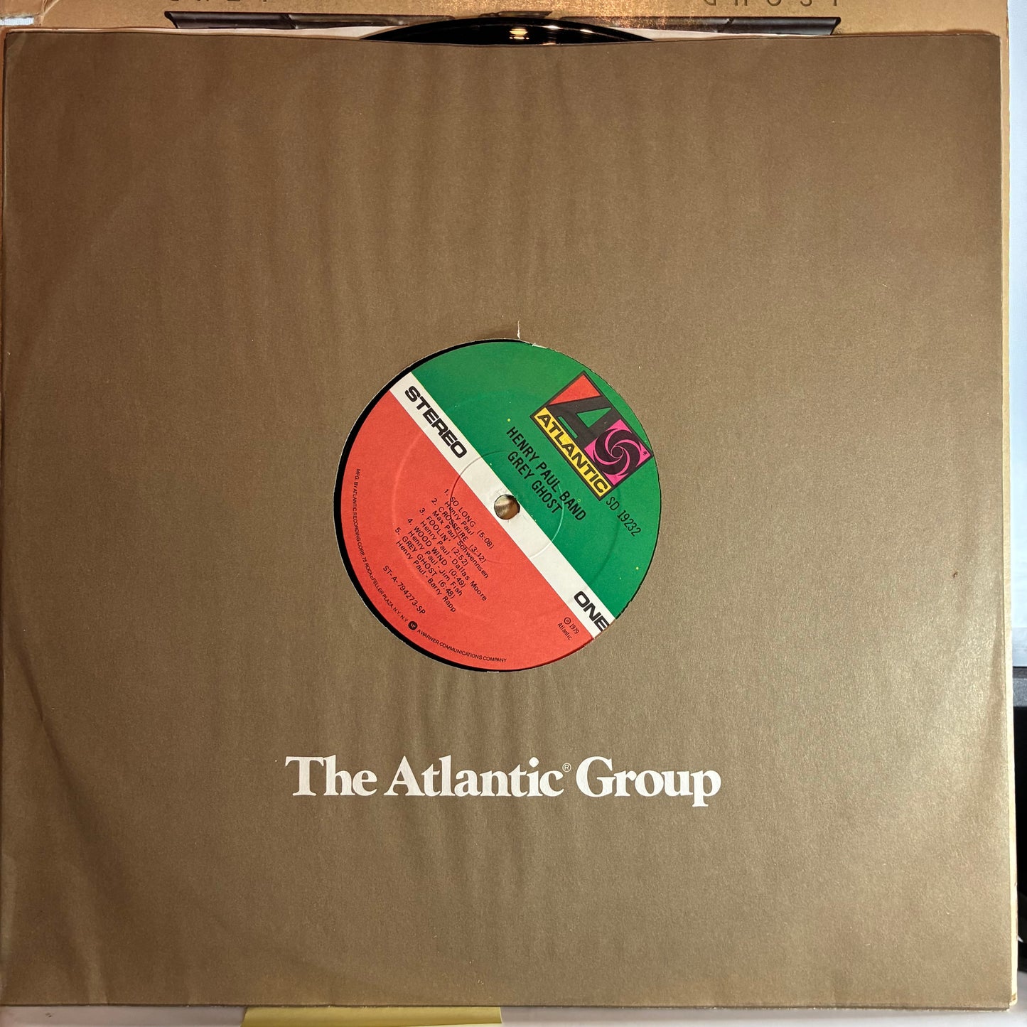 Grey Ghost (VINYL) | Excellent (EX) Excellent+ (EX+) - ROCK / USED *EXCELLENT*