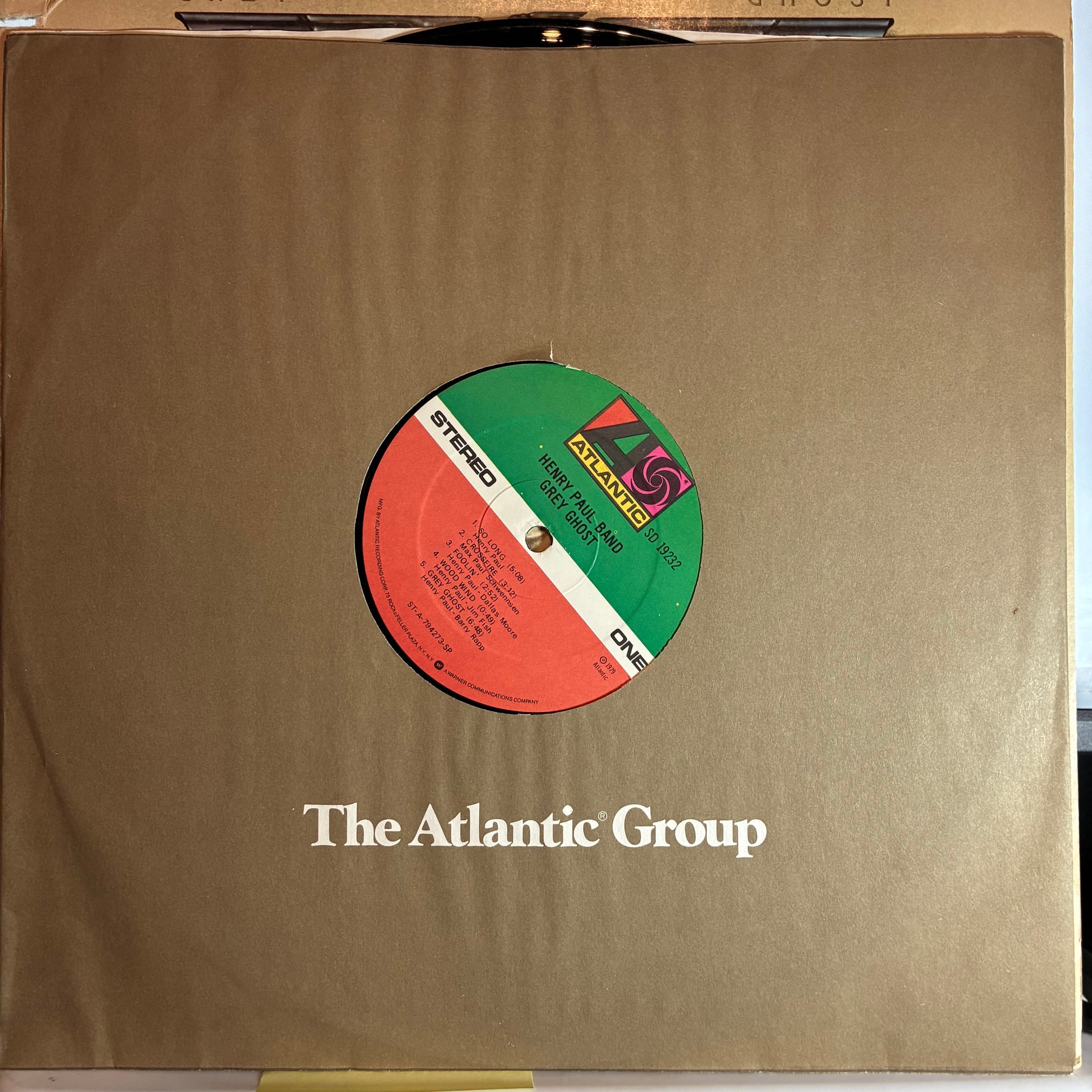 Grey Ghost (VINYL) | Excellent (EX) Excellent+ (EX+) - ROCK / USED *EXCELLENT*