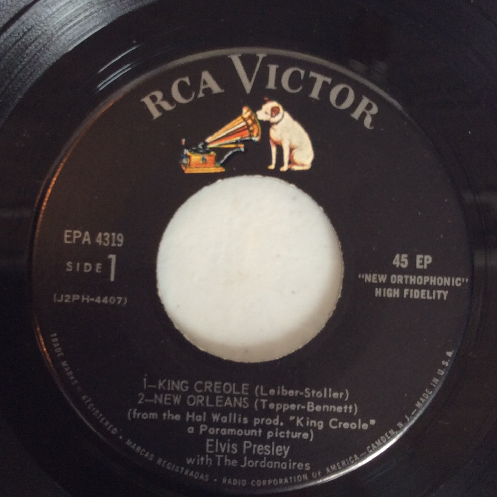 King Creole (Vol. 1) (7" VINYL) | Excellent (EX) Excellent+ (EX+) - ROCK / USED *EXCELLENT*