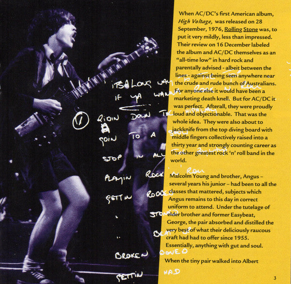 AC/DC - High Voltage (CD Epic – EK 80201) | USED Excellent (EX) Near Mint (NM) - ROCK / USED *EXCELLENT*