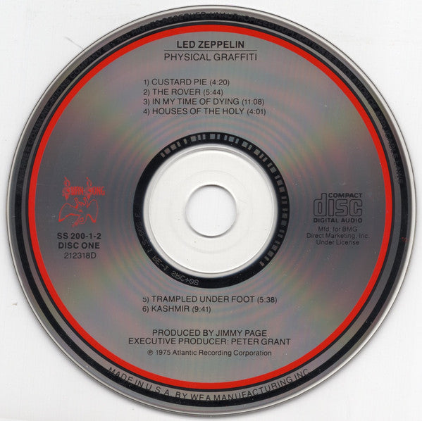 Physical Graffiti (2xCD) | Excellent (EX) Near Mint (NM) - ROCK / USED *EXCELLENT*
