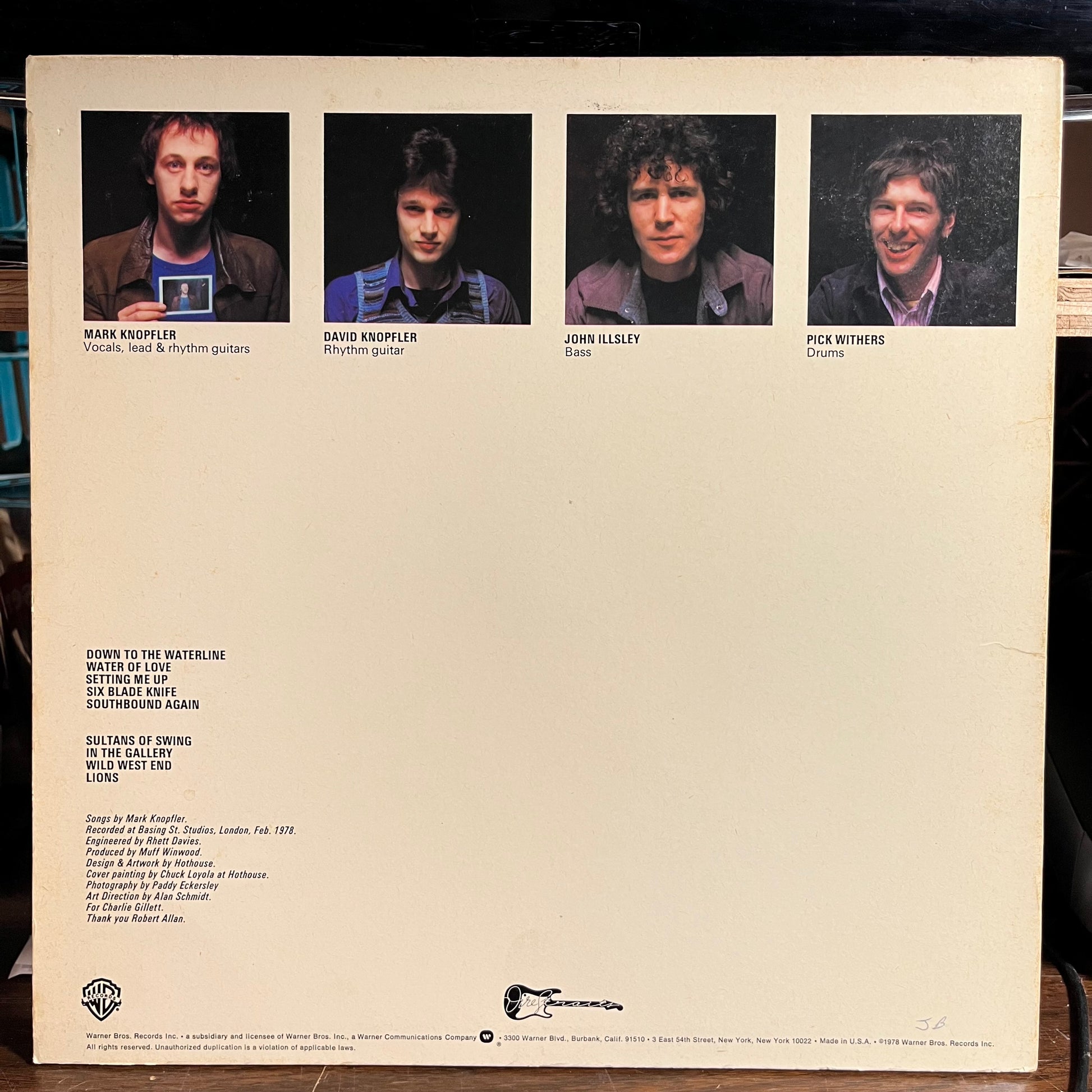 Dire Straits (VINYL) | Excellent (EX) Near Mint- (NM-) - ROCK / USED *EXCELLENT*