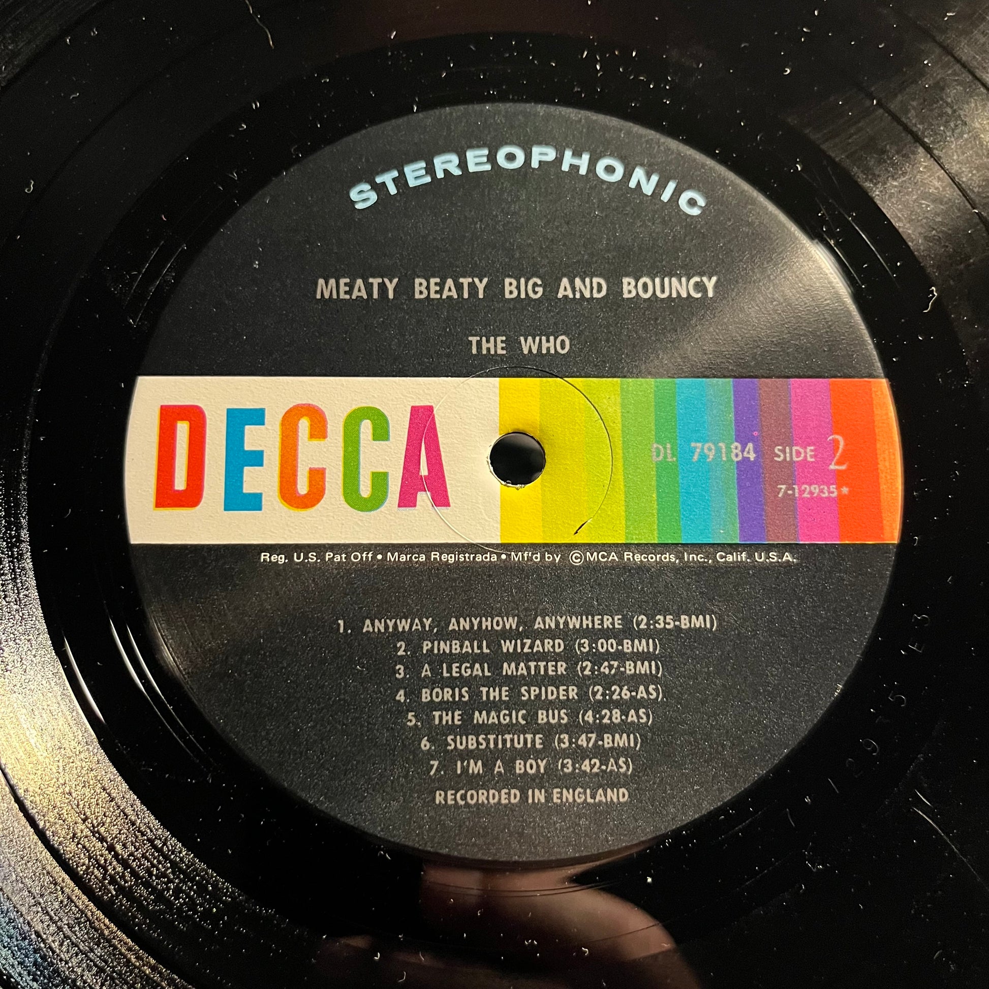 The Who - Meaty Beaty Big And Bouncy | Excellent (EX) Near Mint (NM) - ROCK / USED *EXCELLENT*
