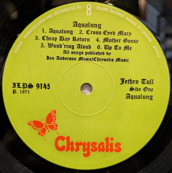 Aqualung (UK VINYL) | Excellent (EX) Excellent+ (EX+) - ROCK / USED *EXCELLENT*