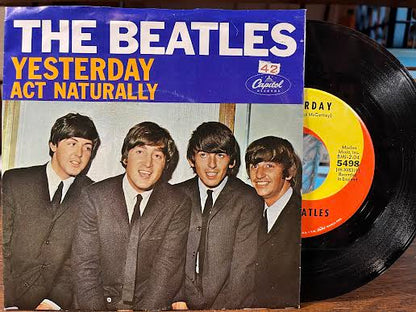 Yesterday / Act Naturally (7" VINYL) | Excellent (EX) Excellent+ (EX+) - ROCK / USED *EXCELLENT*