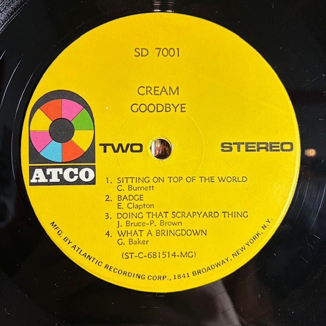 Goodbye (VINYL) | Excellent (EX) Very Good Plus (VG+) - ROCK / USED *EXCELLENT*