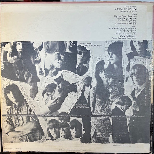 Surrealistic Pillow (VINYL) | Excellent (EX) Very Good (VG) - ROCK / USED *EXCELLENT*