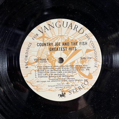 Country Joe And The Fish - Greatest Hits *SHRINK/TERRE HAUTE* | Excellent (EX) Near Mint (NM) - ROCK / USED *EXCELLENT*
