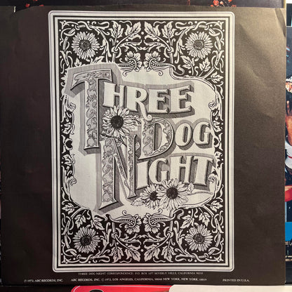 Three Dog Night - Seven Separate Fools *W CARDS* | Excellent (EX) Near Mint (NM) - ROCK / USED *EXCELLENT*