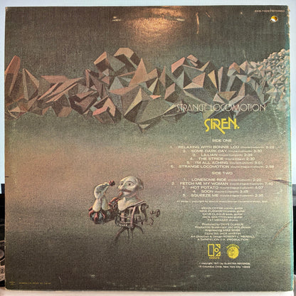 Siren (13) - Strange Locomotion (VINYL) | Excellent (EX) Very Good Plus (VG+) - ROCK / USED *EXCELLENT*