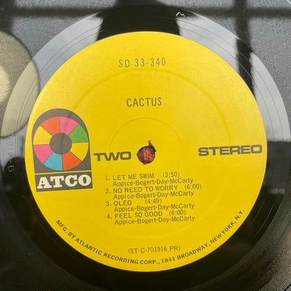 Cactus (VINYL) | Excellent (EX) Very Good Plus (VG+) - ROCK / USED *EXCELLENT*