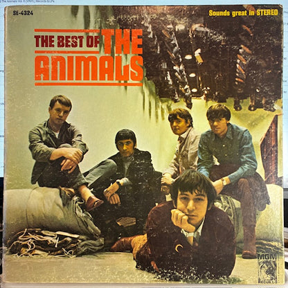The Best Of The Animals (VINYL) | Excellent (EX) Very Good Plus (VG+) - ROCK / USED *EXCELLENT*