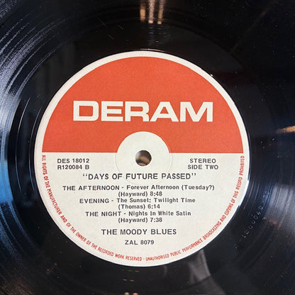 Days Of Future Passed (VINYL) | Excellent (EX) Very Good Plus (VG+) - ROCK / USED *EXCELLENT*