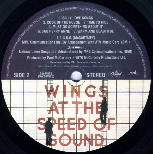 Wings (2) - At The Speed Of Sound SHRINK | Excellent (EX) Near Mint (NM) - ROCK / USED *EXCELLENT*