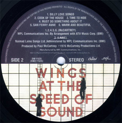 Wings (2) - At The Speed Of Sound SHRINK | Excellent (EX) Near Mint (NM) - ROCK / USED *EXCELLENT*