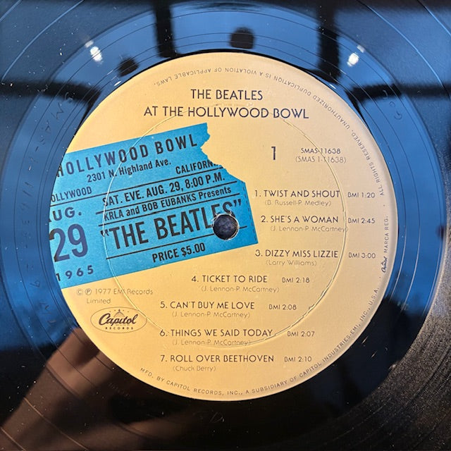 The Beatles At The Hollywood Bowl (VINYL) | Excellent (EX) Excellent+ (EX+) - ROCK / USED *EXCELLENT*