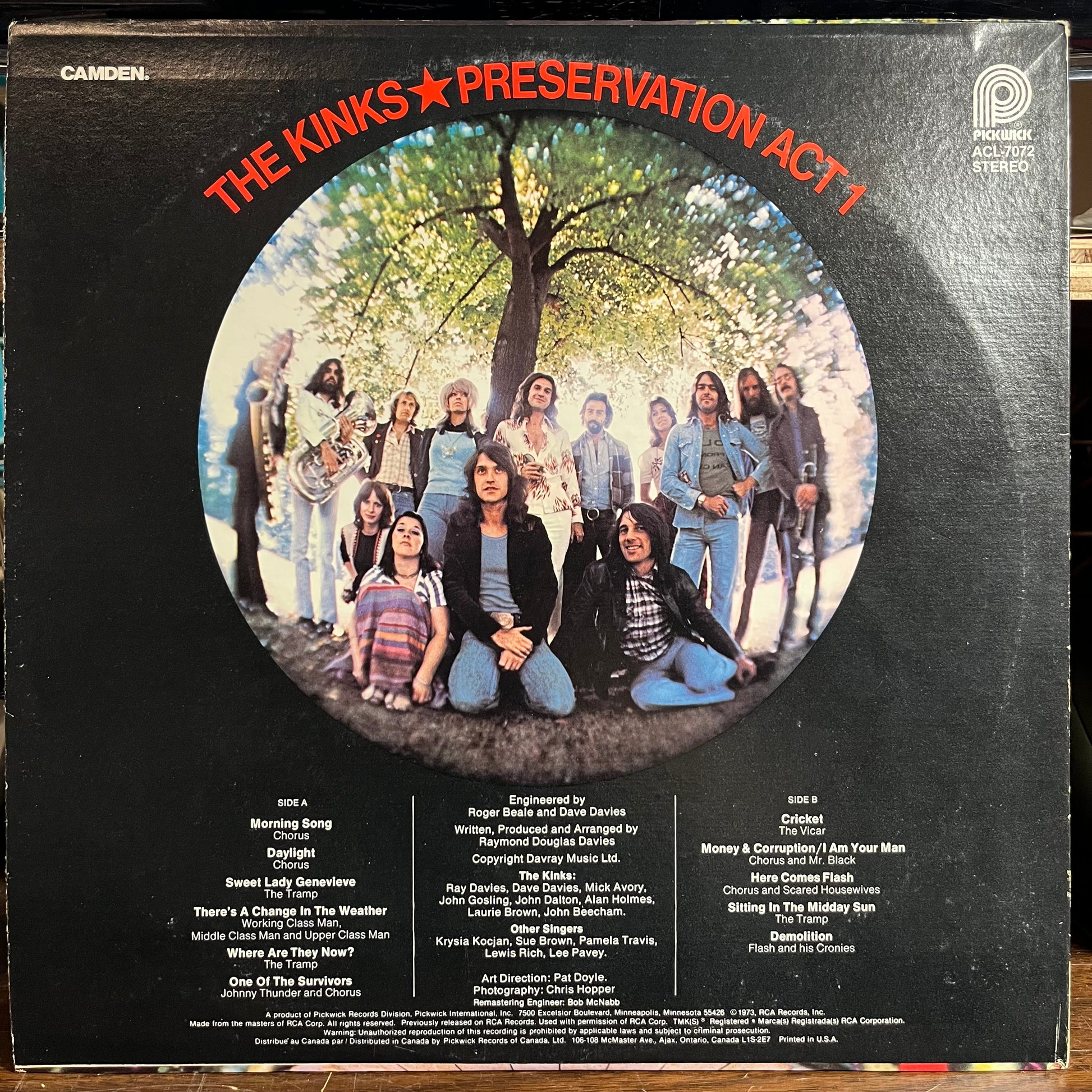 Preservation Act 1 (VINYL) | Excellent (EX) Excellent+ (EX+) - ROCK / USED *EXCELLENT*