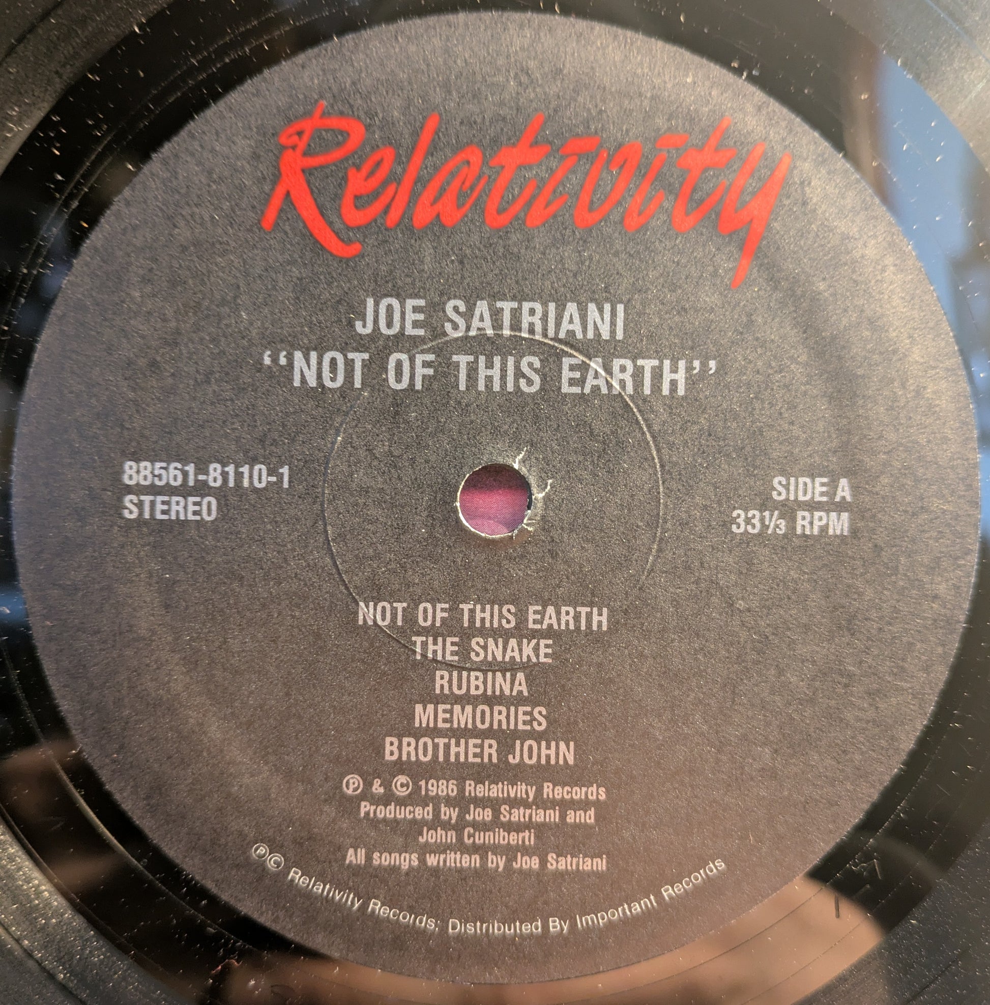 Not Of This Earth (VINYL) | Excellent (EX) Very Good Plus (VG+) - ROCK / USED *EXCELLENT*