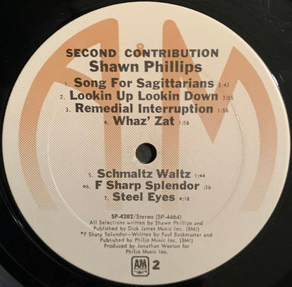 Shawn Phillips (2) - Second Contribution *TERRE HAUTE* | Excellent (EX) Excellent (EX) - ROCK / USED *EXCELLENT*