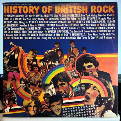 History Of British Rock (2x VINYL) | Excellent (EX) Very Good Plus (VG+) - ROCK / USED *EXCELLENT*