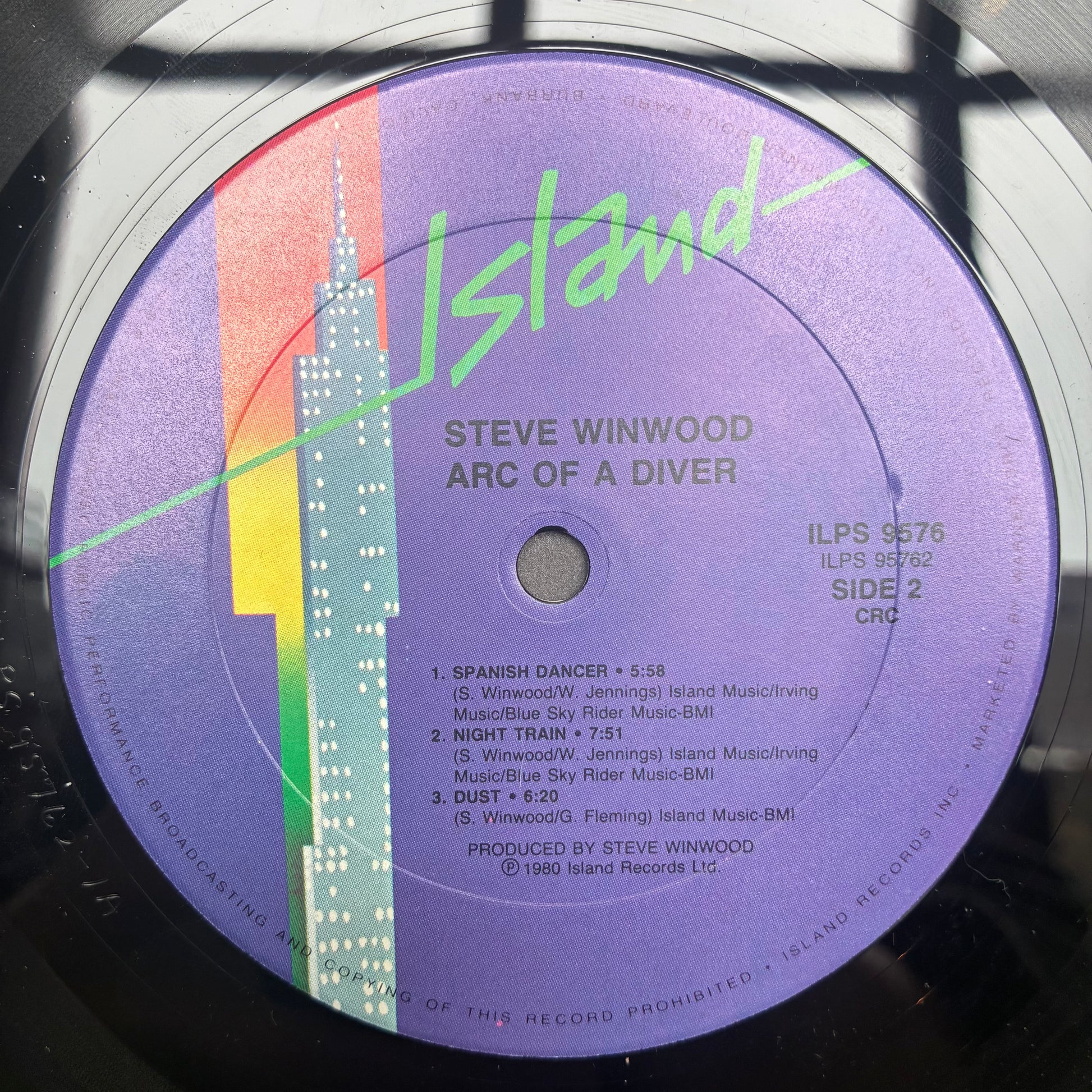 Arc Of A Diver (VINYL) | Excellent (EX) Excellent (EX) - ROCK / USED *EXCELLENT*