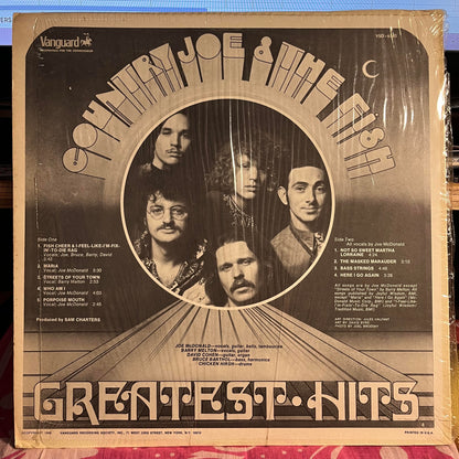 Country Joe And The Fish - Greatest Hits *SHRINK/TERRE HAUTE* | Excellent (EX) Near Mint (NM) - ROCK / USED *EXCELLENT*