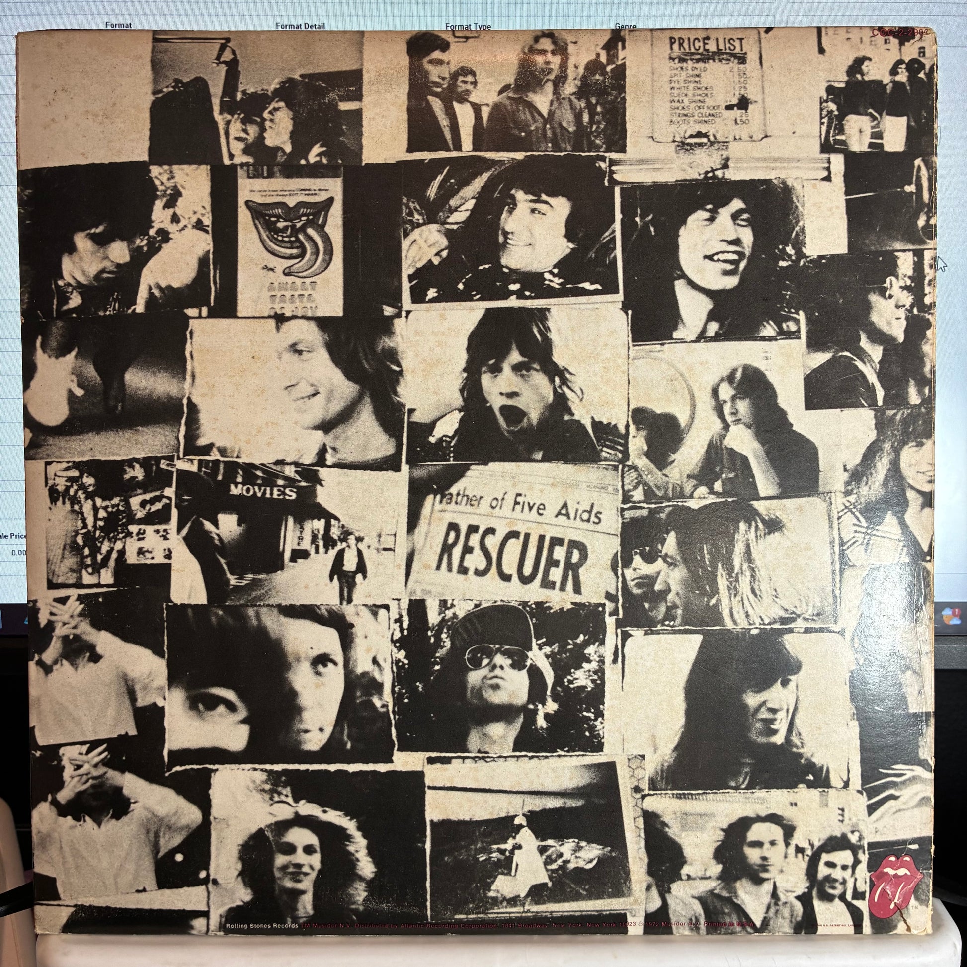 Exile On Main St (2x VINYL W POSTCARDS) | Excellent (EX) Very Good Plus (VG+) - ROCK / USED *EXCELLENT*