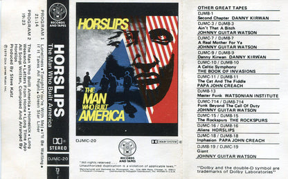Horslips - The Man Who Built America (CASETTE) | Excellent (EX) Near Mint (NM) - ROCK / USED *EXCELLENT*