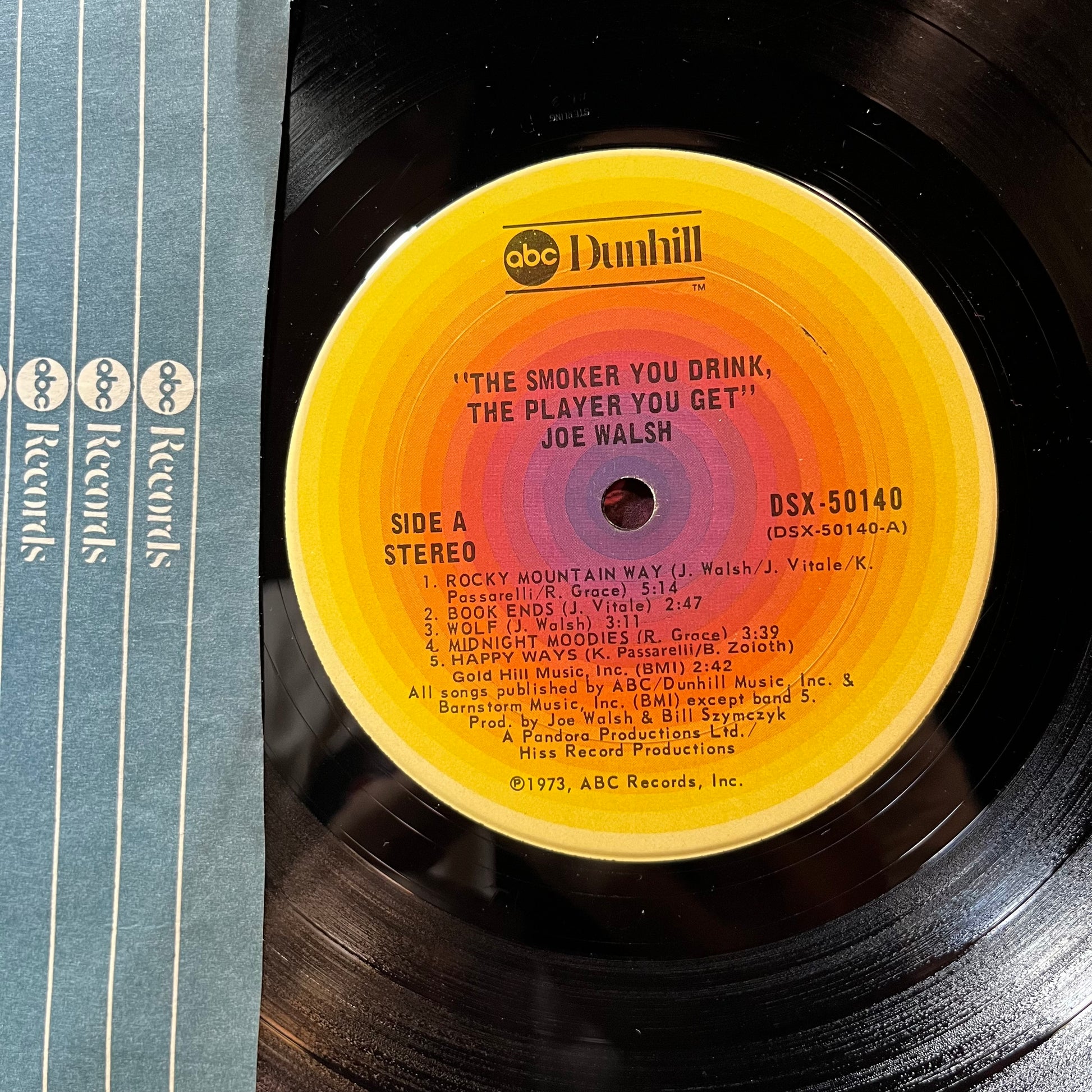 Joe Walsh - The Smoker You Drink, The Player You Get (VINYL LP ABC DUNHILL DSX-50140 1974) | USED - ROCK / USED *EXCELLENT*