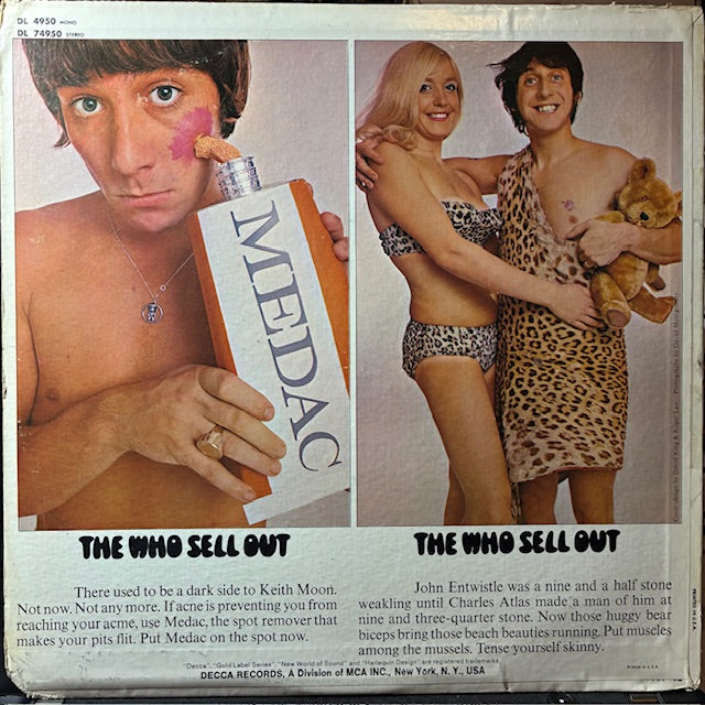 The Who Sell Out (VINYL) | Excellent (EX) Very Good Plus (VG+) - ROCK / USED *EXCELLENT*