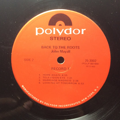 Back To The Roots (VINYL) | Excellent (EX) Excellent (EX) - ROCK / USED *EXCELLENT*