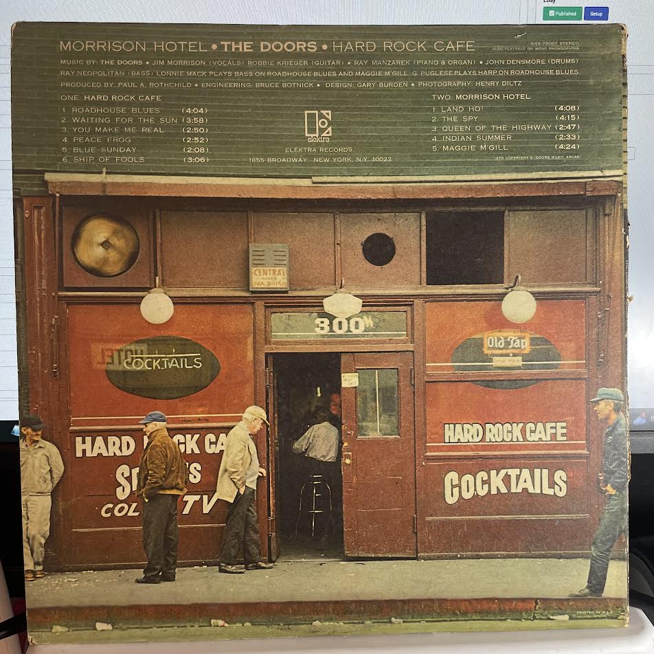 Morrison Hotel (VINYL) | Excellent (EX) Excellent (EX) - ROCK / USED *EXCELLENT*