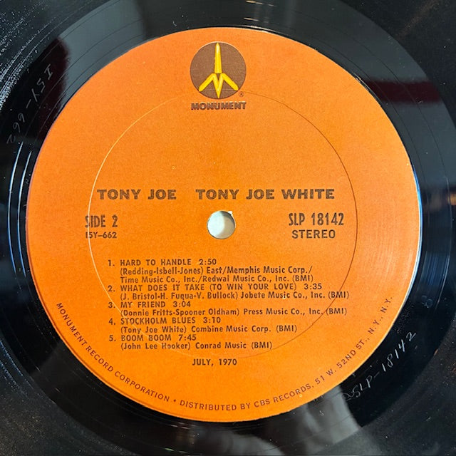 Tony Joe (VINYL) | Excellent (EX) - ROCK / USED *EXCELLENT*