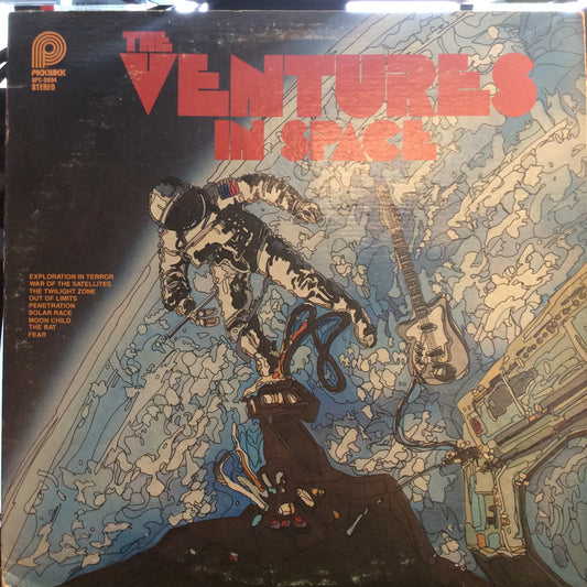The Ventures In Space (VINYL) | Excellent (EX) Very Good Plus (VG+) - ROCK / USED *EXCELLENT*