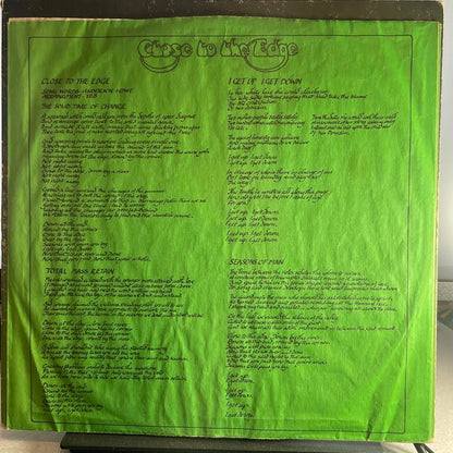 Yes - Close To The Edge (VINYL) | Excellent (EX) Very Good (VG) - ROCK / USED *EXCELLENT*
