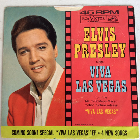 Viva Las Vegas / What'd I Say (7" VINYL) | Excellent (EX) Excellent (EX) - ROCK / USED *EXCELLENT*