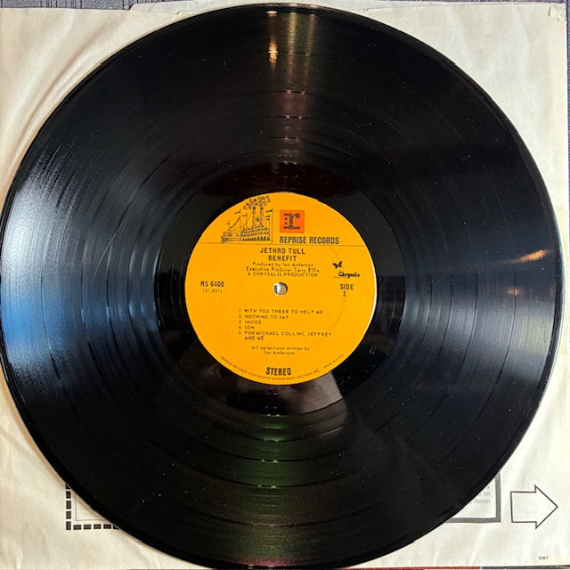 Benefit (VINYL) | Excellent (EX) Very Good Plus (VG+) - ROCK / USED *EXCELLENT*