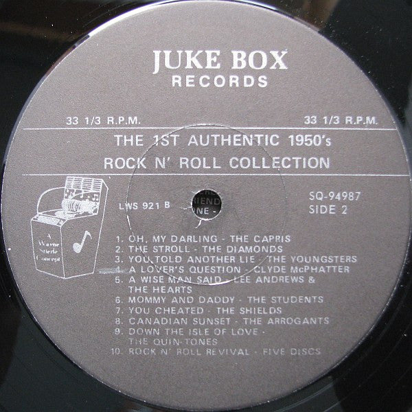 Various - The First Authentic 1950's Rock & Roll Collection *BOX* | Excellent (EX) Very Good Plus (VG+) - ROCK / USED *EXCELLENT*