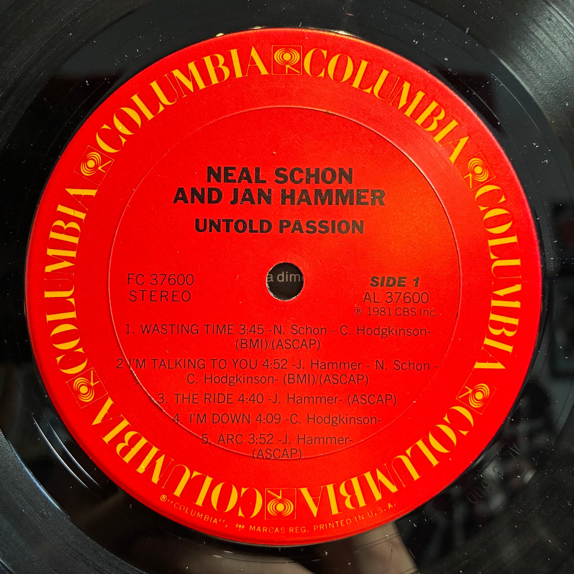 Untold Passion (VINYL) | Excellent (EX) Very Good Plus Plus (VG++) - ROCK / USED *EXCELLENT*