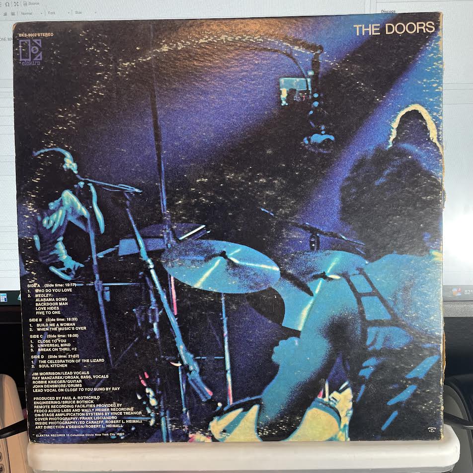 The Doors - Absolutely Live (2xVINYL) | Excellent (EX) Excellent (EX) - ROCK / USED *EXCELLENT*
