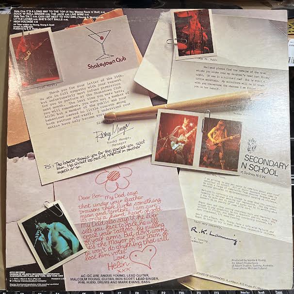 High Voltage (VINYL) | Excellent (EX) Excellent (EX) - ROCK / USED *EXCELLENT*
