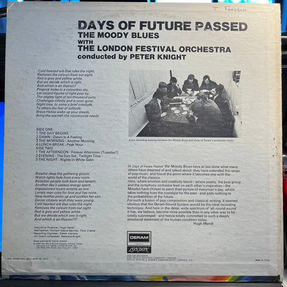 The Moody Blues - Days Of Future Passed *TERRE HAUTE* | Excellent (EX) Excellent (EX) - ROCK / USED *EXCELLENT*