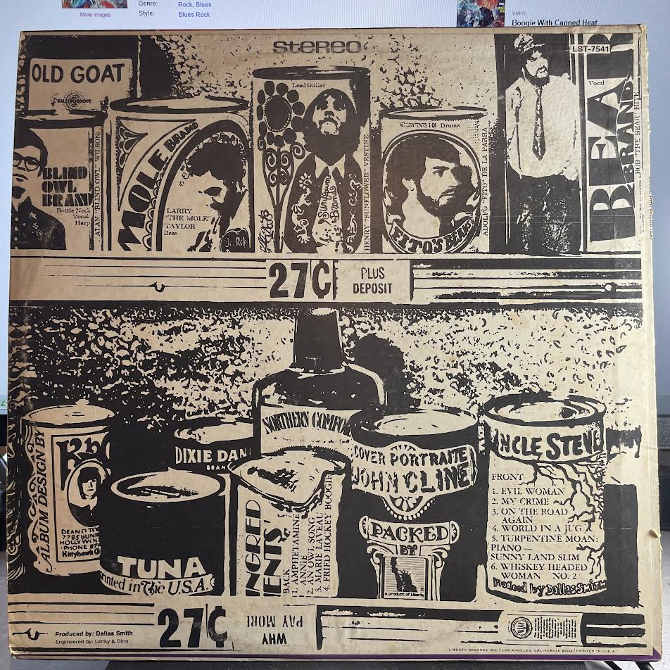 Boogie With Canned Heat (VINYL) | Excellent (EX) Excellent (EX) - ROCK / USED *EXCELLENT*