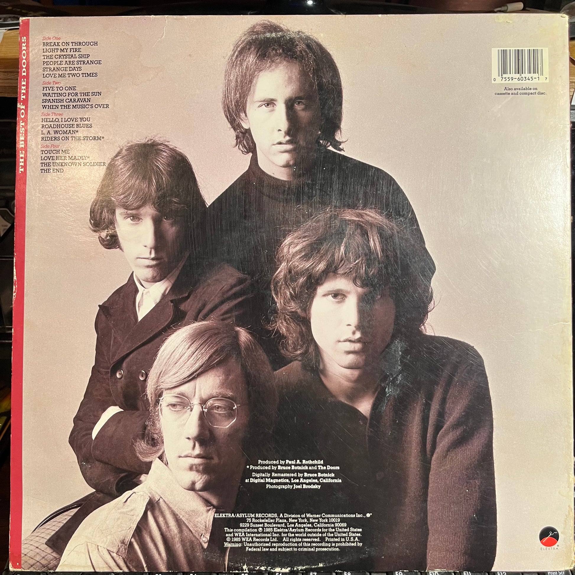 The Best Of The Doors (2xVINYL) | Excellent (EX) Very Good (VG) - ROCK / USED *EXCELLENT*