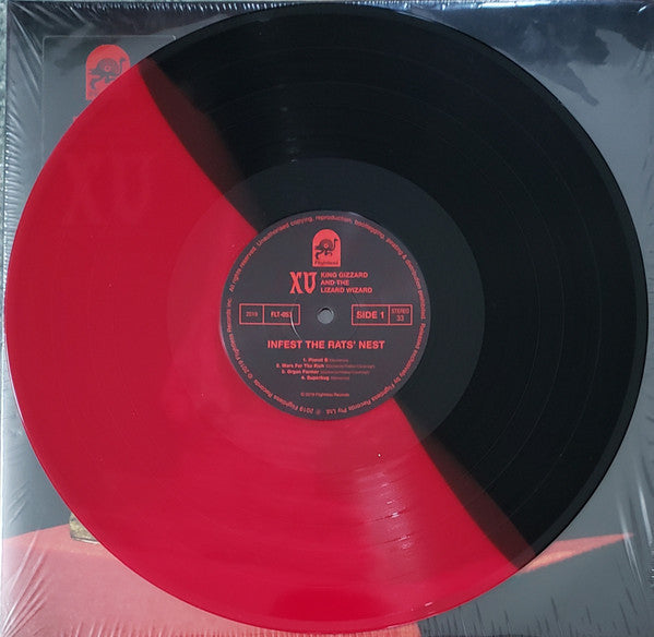 King Gizzard And The Lizard Wizard - Infest The Rats' Nest (RED BLACK SPLIT VINYL LP) | USED - ROCK / USED *EXCELLENT*