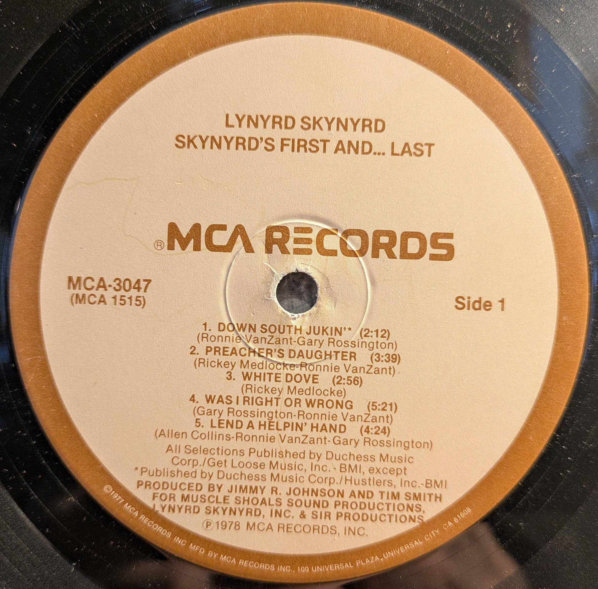 Skynyrd's First And... Last (VINYL) | Excellent (EX) Very Good Plus (VG+) - ROCK / USED *EXCELLENT*